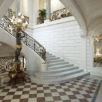 Historical Staircase at Shangri La Hotel Paris