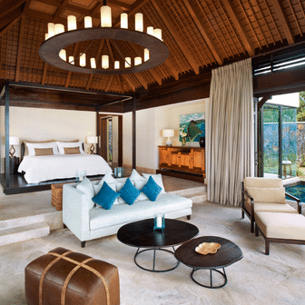 Sejour de la villas beach front du JW Marriott Mauritius Resorts