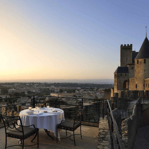 Vue du Restaurant La Barbacane