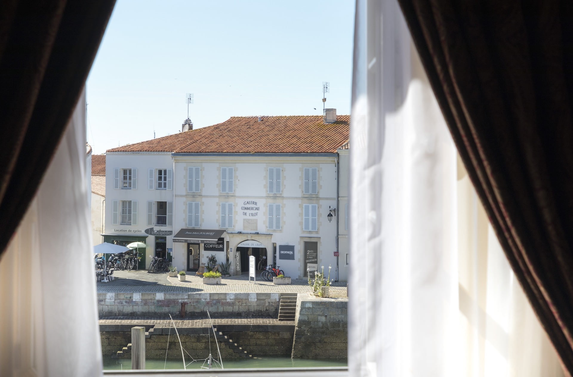 Hôtel de Toiras - Vue depuis une chambre sur le port