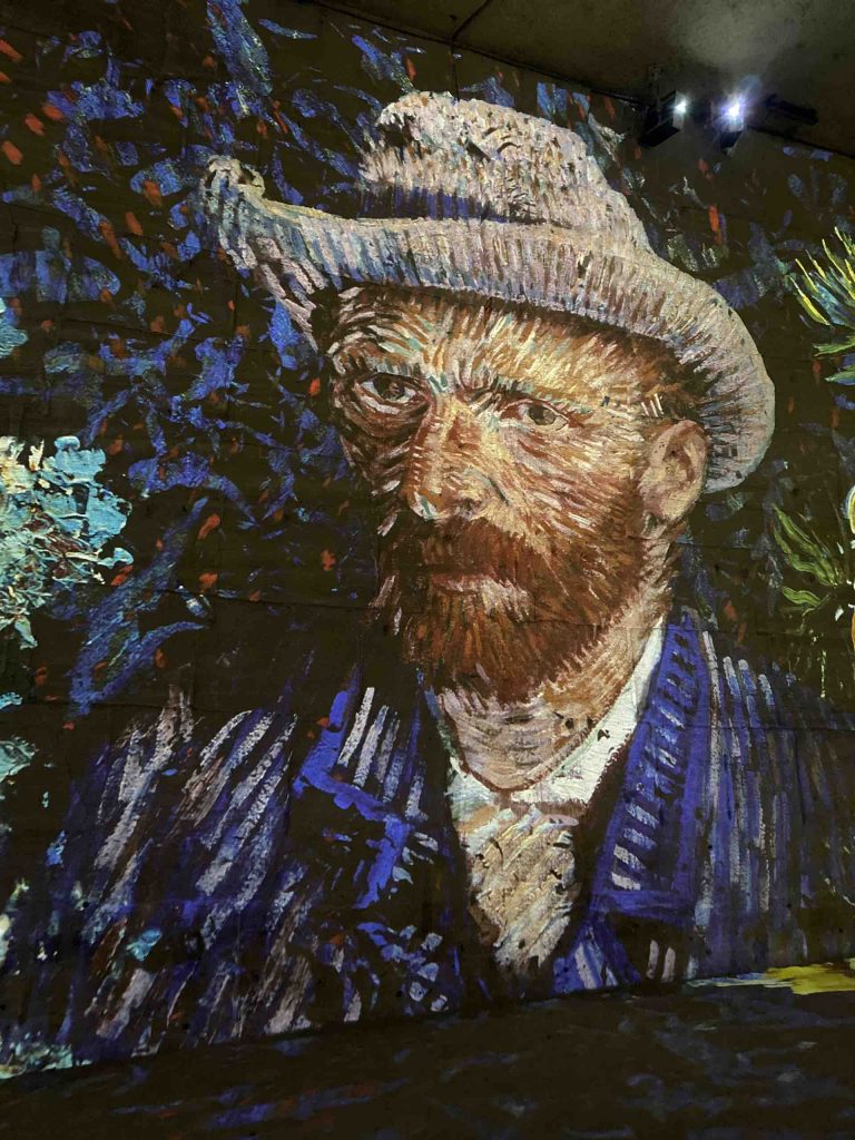 Exposition Carrières des Lumières - représentation Van Gogh