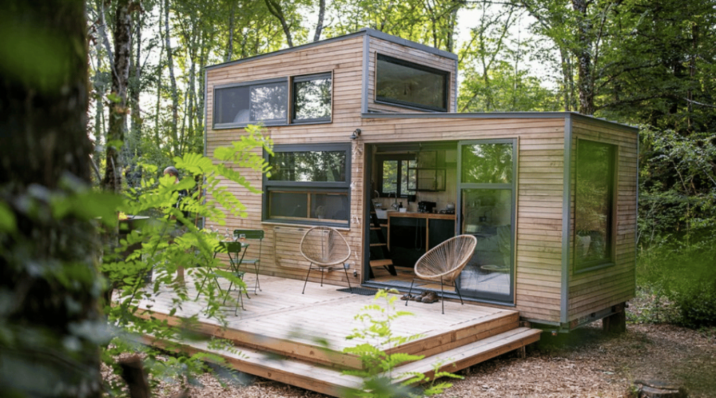 Cabane Tiny House au coeur de la fôret