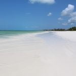 plage de sable fin avec la mer - Whites and Villas
