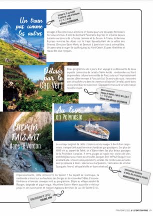 Parution Presse - Le Temps d'un Voyage