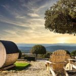 photo du sauna panoramique