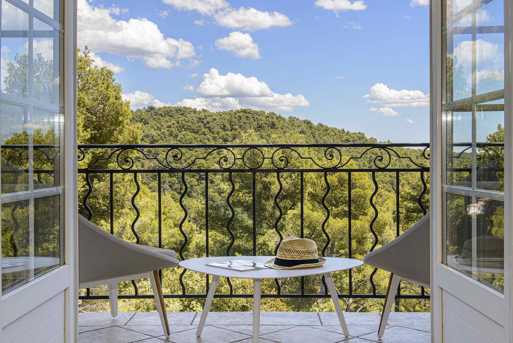 vue depuis une chambre bastide tourtour