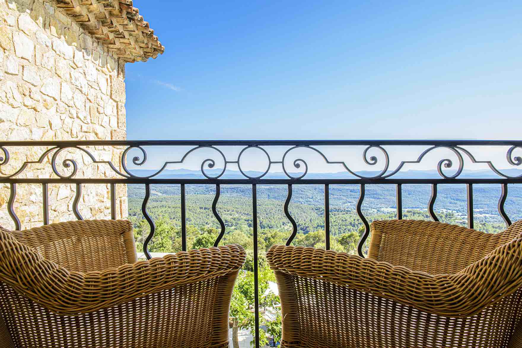 vue depuis une chambre bastide tourtour