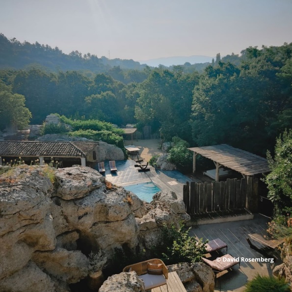 Vue gîte à louer le C4 en Ardèche